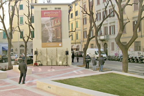 piazza piazzetta giorgio caproni CliccaLivorno