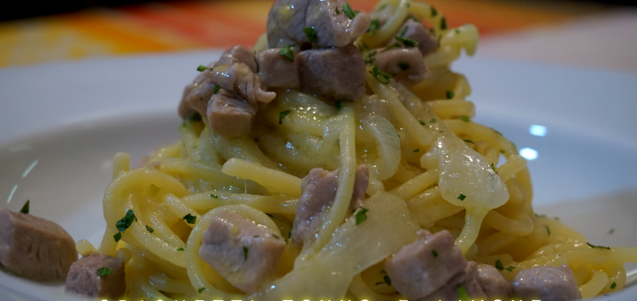 Spaghetti tonno fresco e limone ilboccatv CliccaLivorno